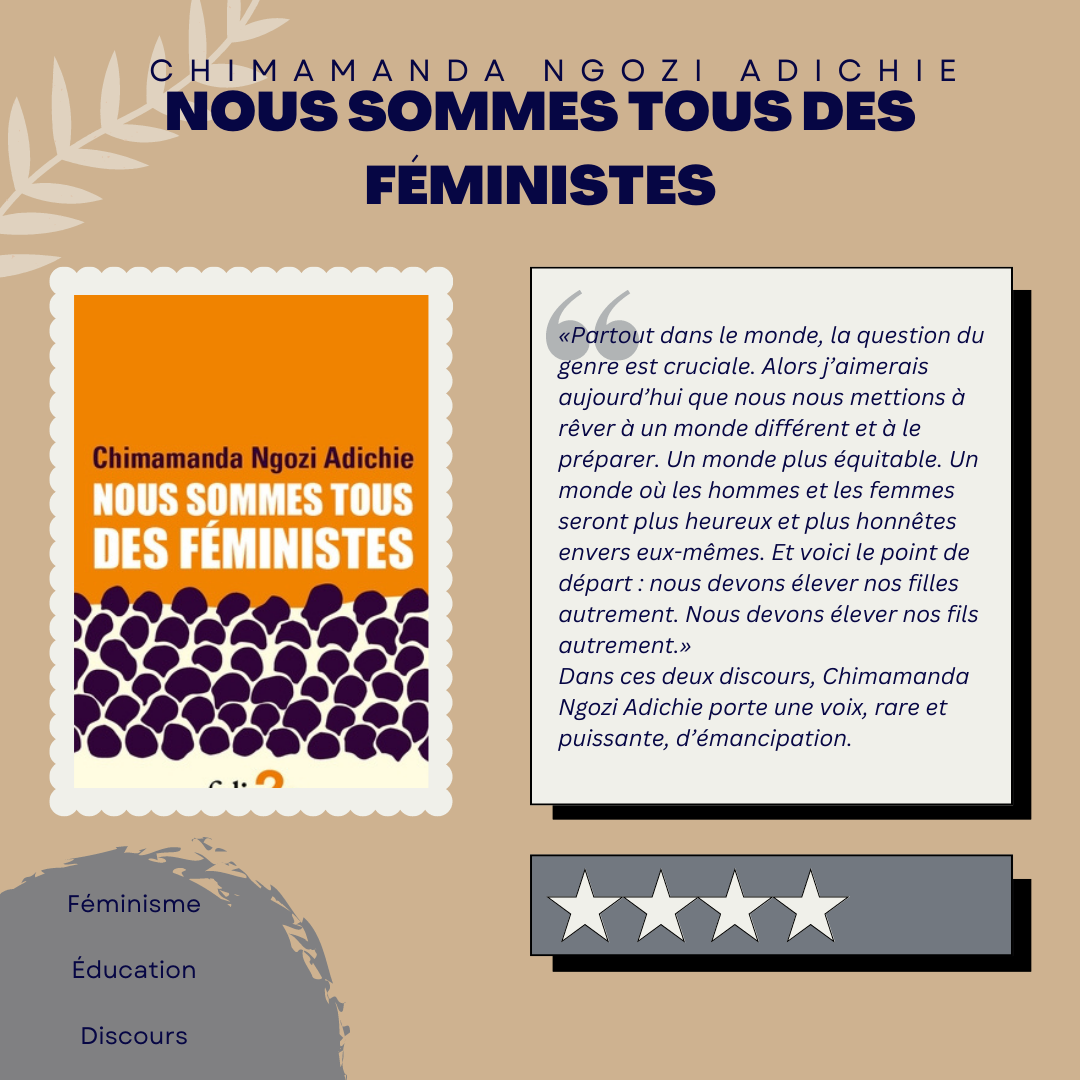 Nous sommes tous des féministes – Chimamanda Ngozi Adichie
